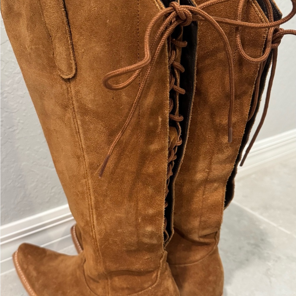 Lane Western Boots Corset Tied and with side zippers - Picture 2 of 9
